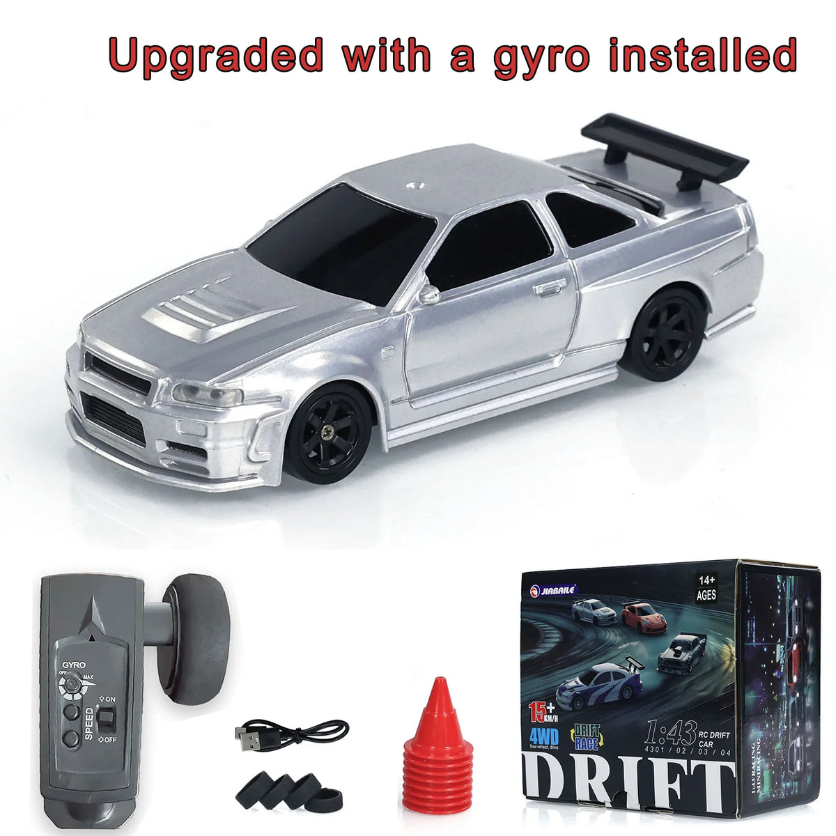 RCXTechPro Mini Voiture de Drift Télécommandée de Bureau, Échelle 1:64, 4 Roues Motrices, 15 Km/h Vitesse 2,4 GHz Voiture de Course de Sport avec Lumières LED Jouet pour Adultes RCXTechPro Mini Voiture de Drift Télécommandée de Bureau, Échelle 1:64, 4 Roues Motrices, 15 Km/h Vitesse 2,4 GHz Voiture de Course de Sport avec Lumières LED Jouet pour Adultes